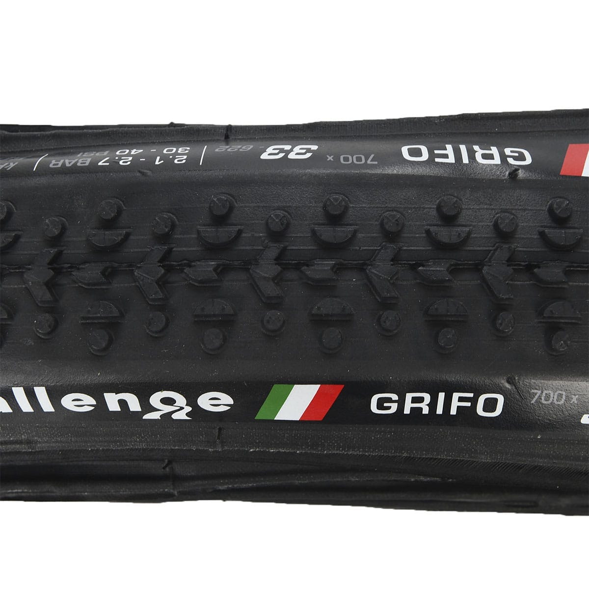 Pneu CHALLENGE GRIFO 700x33c Souple Noir