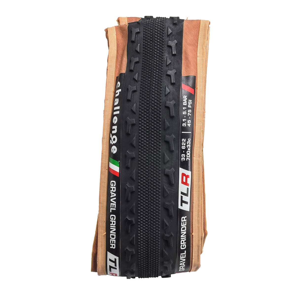 Pneu CHALLENGE GRAVEL GRINDER 700x33c Tubeless Ready Beige