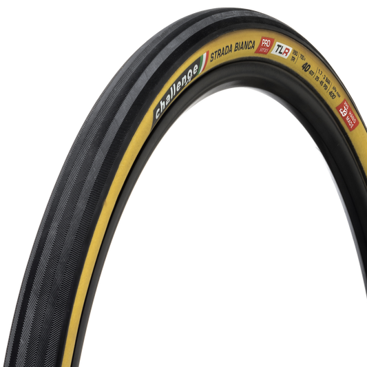 CHALLENGE STRADA BIANCA 700x40c Tubeless Ready Bruine band