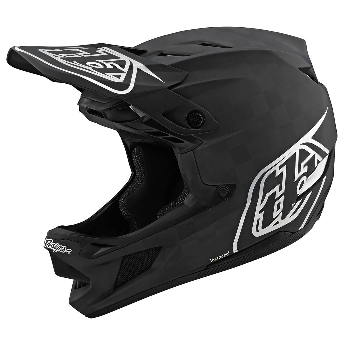 TROY LEE DESIGNS D4 CARBON MIPS MTB Helm Zwart/Zilver