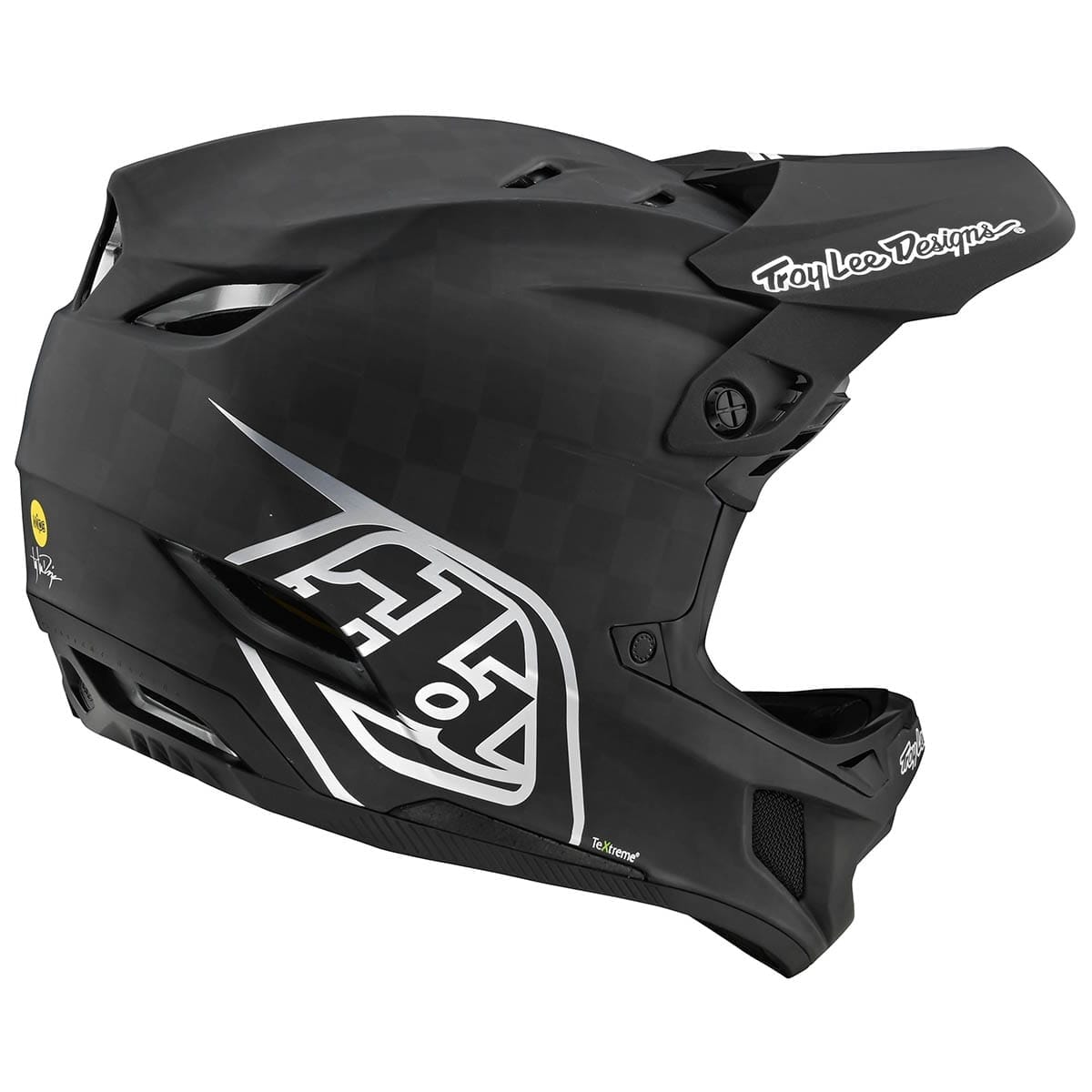 TROY LEE DESIGNS D4 CARBON MIPS MTB Helm Zwart/Zilver
