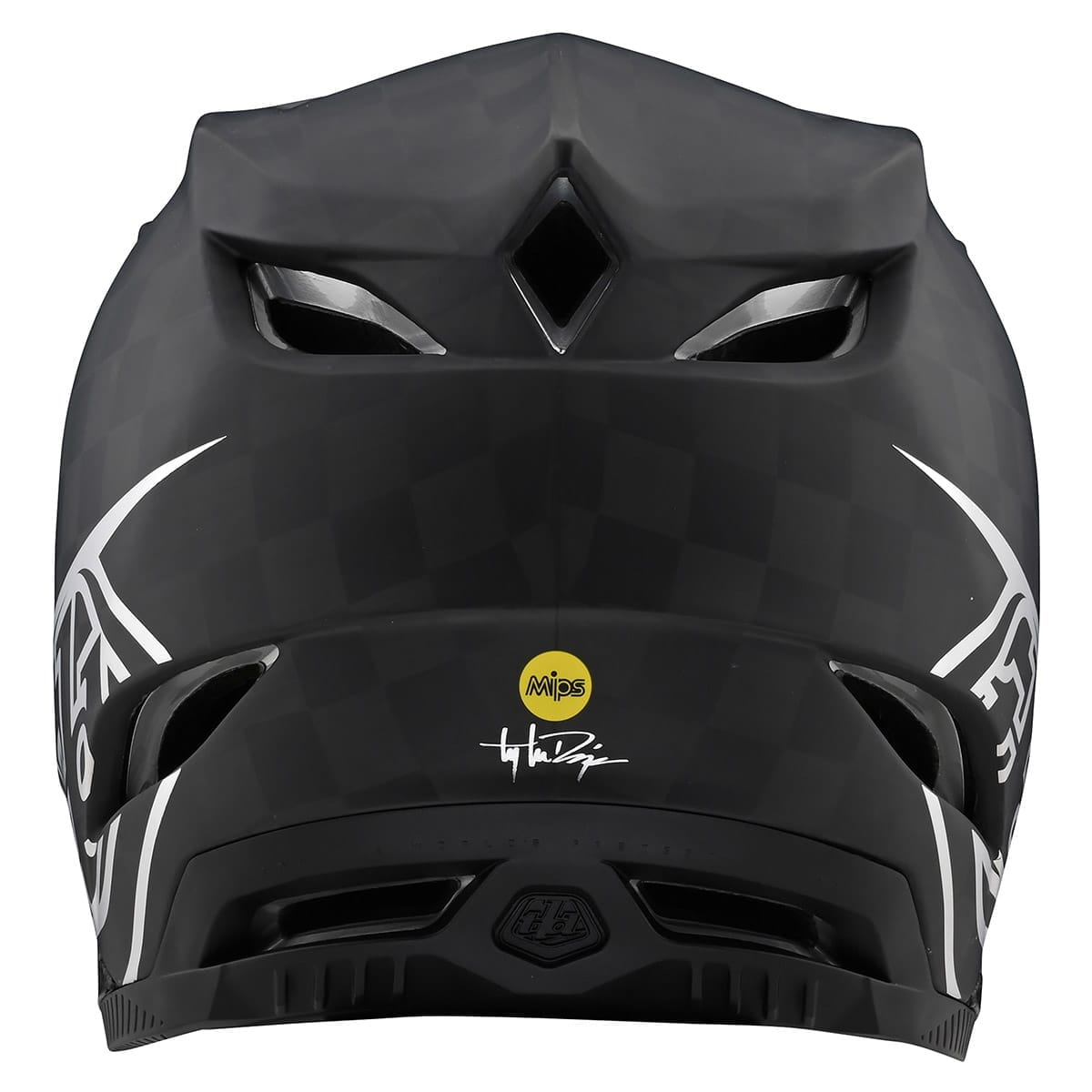 TROY LEE DESIGNS D4 CARBON MIPS MTB Helm Zwart/Zilver