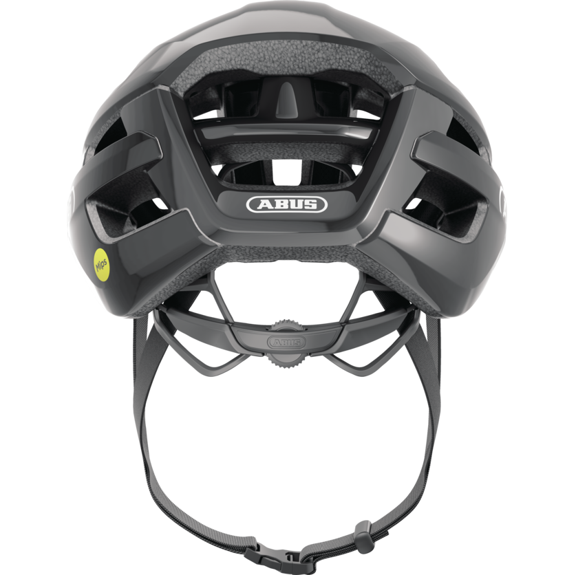 ABUS POWERDOME MIPS Road Helm Glans Zwart