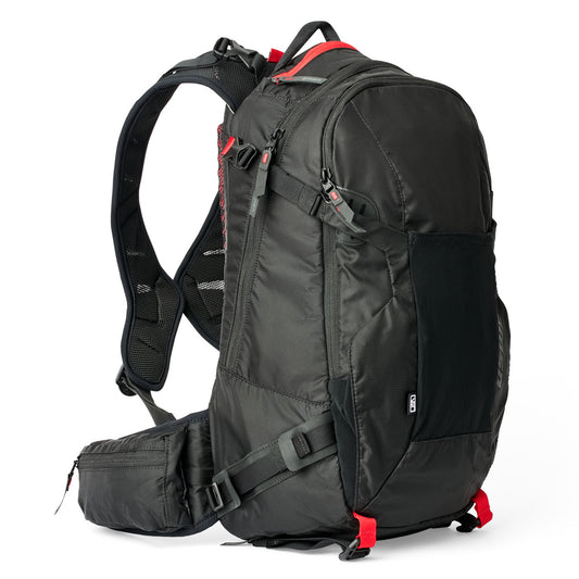 USWE ZIPPERED DAYPACK 16L Rugzak Zwart