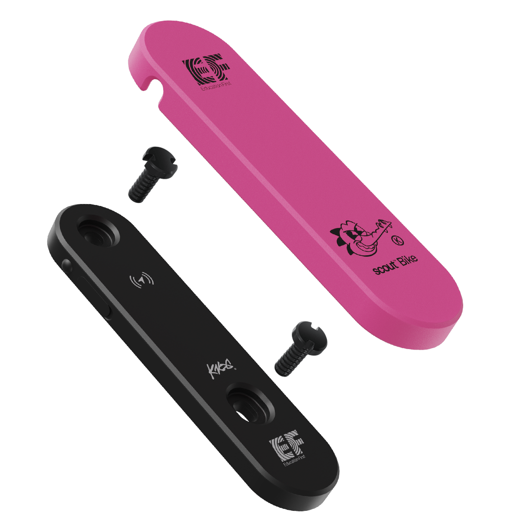 Fietsalarm en Tracker KNOG SCOUT Limited Edition E.F. Pro Cycling Pink