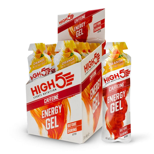 HIGH5 ENERGY GEL Caffeinen (40g) Oranje