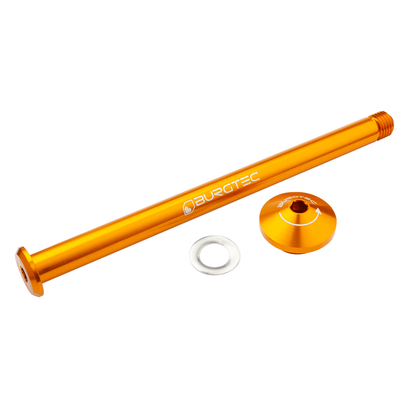 BURGTEC 171 mm achterwielas voor Yeti Orange frame