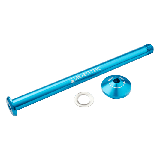 BURGTEC 171 mm achterwielas voor Yeti frame blauw