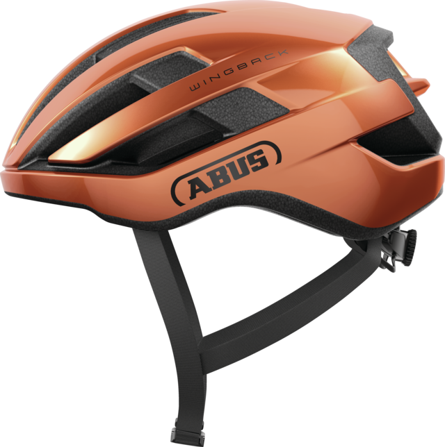 ABUS WINGBACK Road Helm Oranje