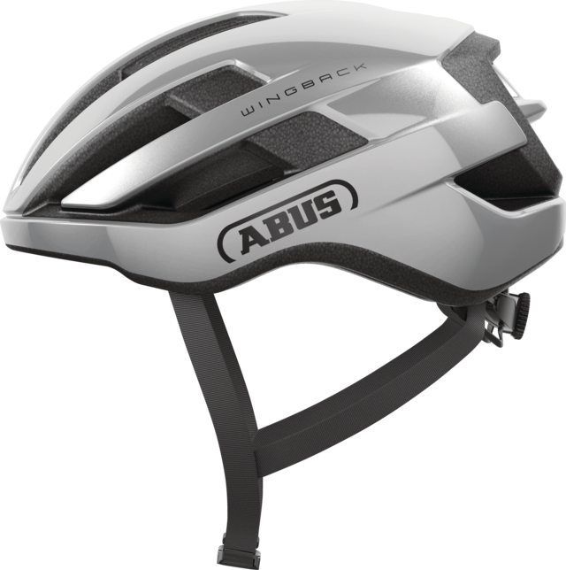 ABUS WINGBACK Road Helm Zilver
