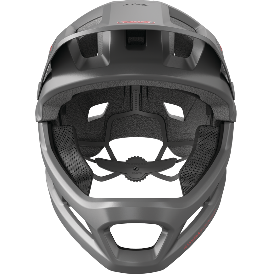 ABUS YOUDROP FF Junior mountainbikehelm, grijs