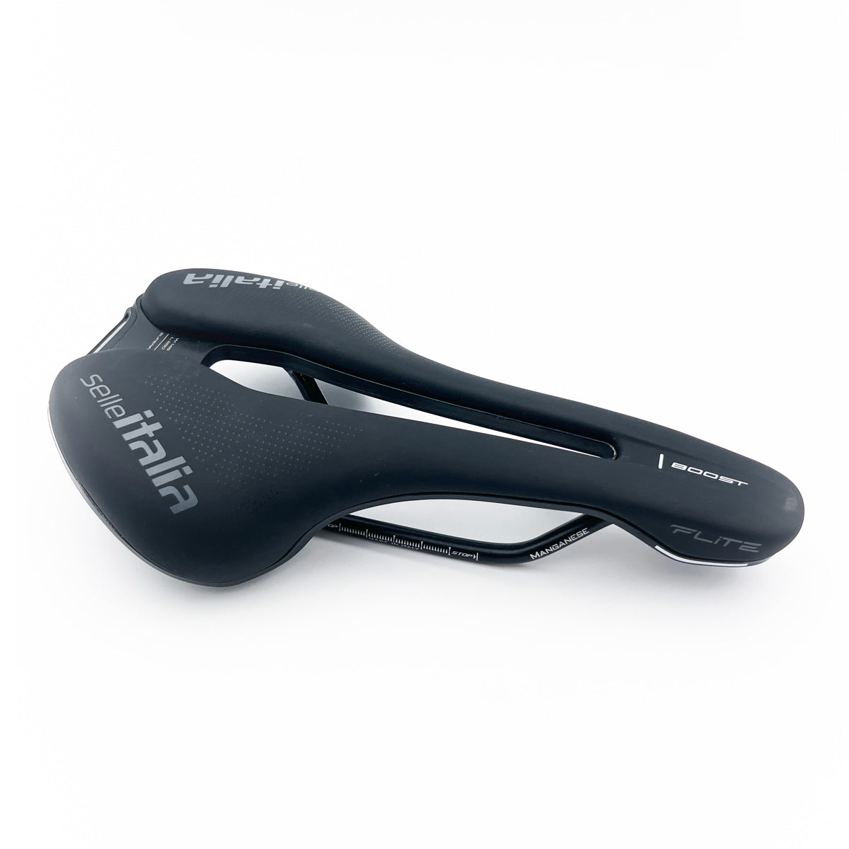 Zadel SELLE ITALIA FLITE BOOST SUPERFLOW L Rails Mangaan Zwart