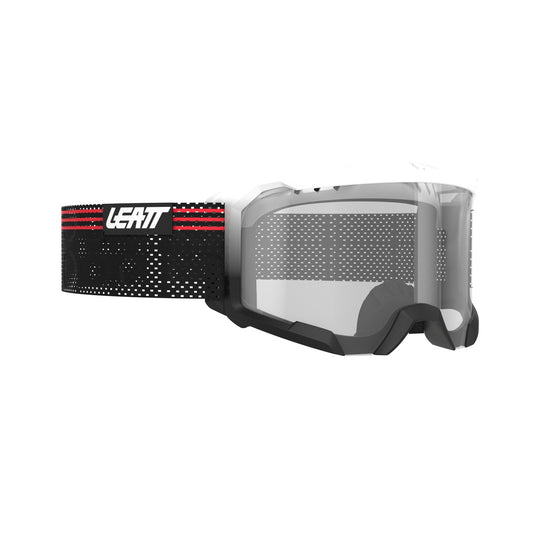 Masker LEATT VELOCITY 4.0 MTB X-FLOW Wit/Grijs Scherm Iriz Zilver 50 VLT