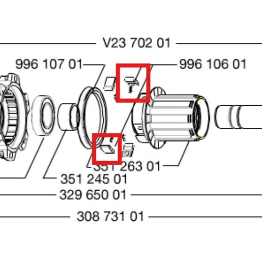 MAVIC PALLEN KIT VOOR ITS-4 (OF TS-2)