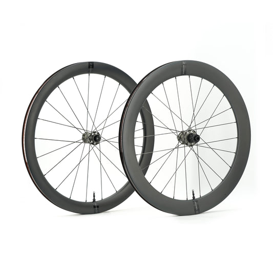 Paar SCOM AERO 50-62 Tubeless wielen (Center Lock)