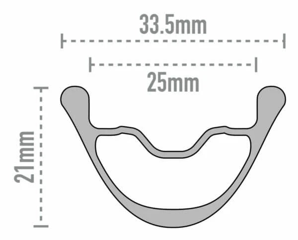 ENVE AG25 Tubeless Ready (Center Lock) voorwiel