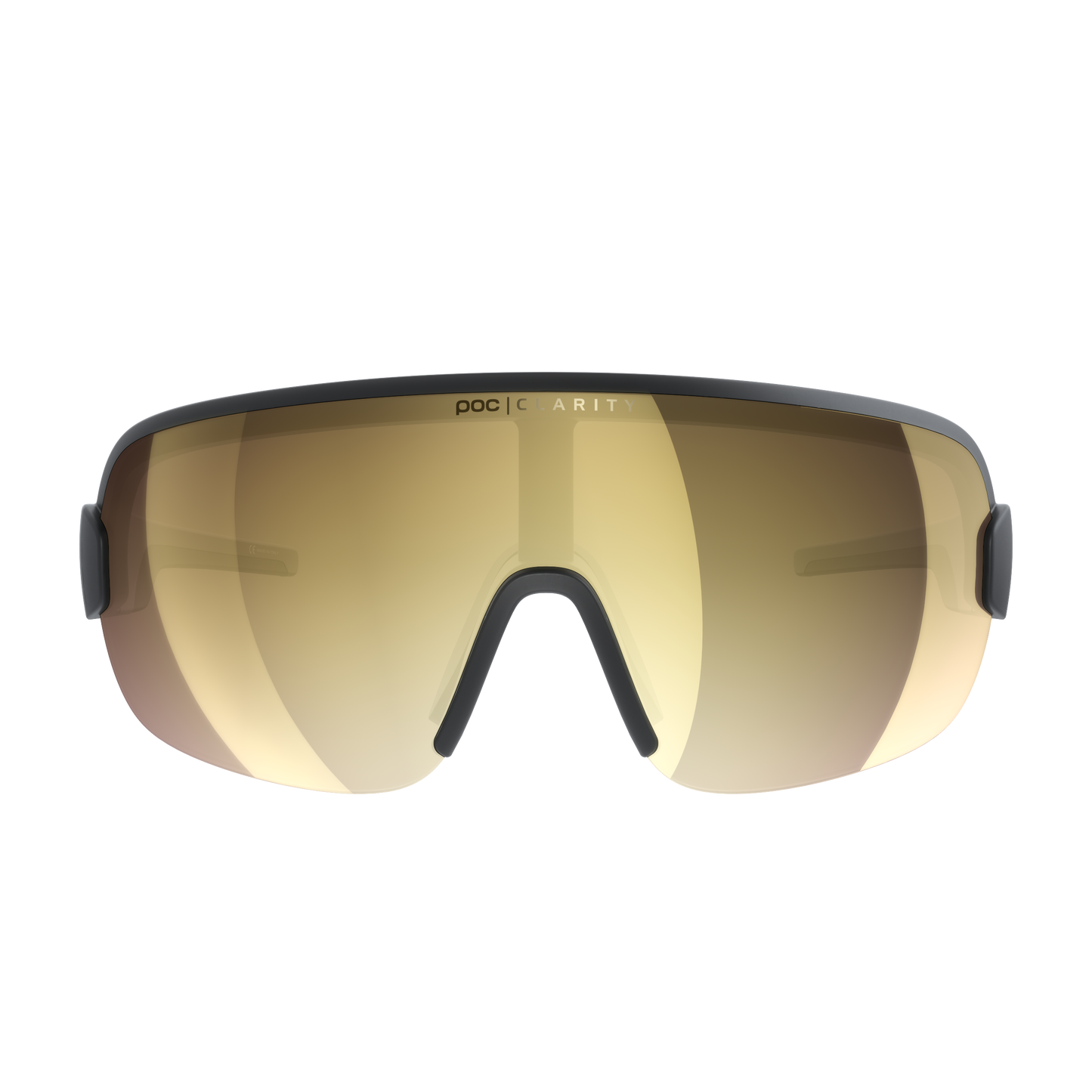 POC AIM Bril Zwart Helderheid Weg Deels Zonnig Goud Lens