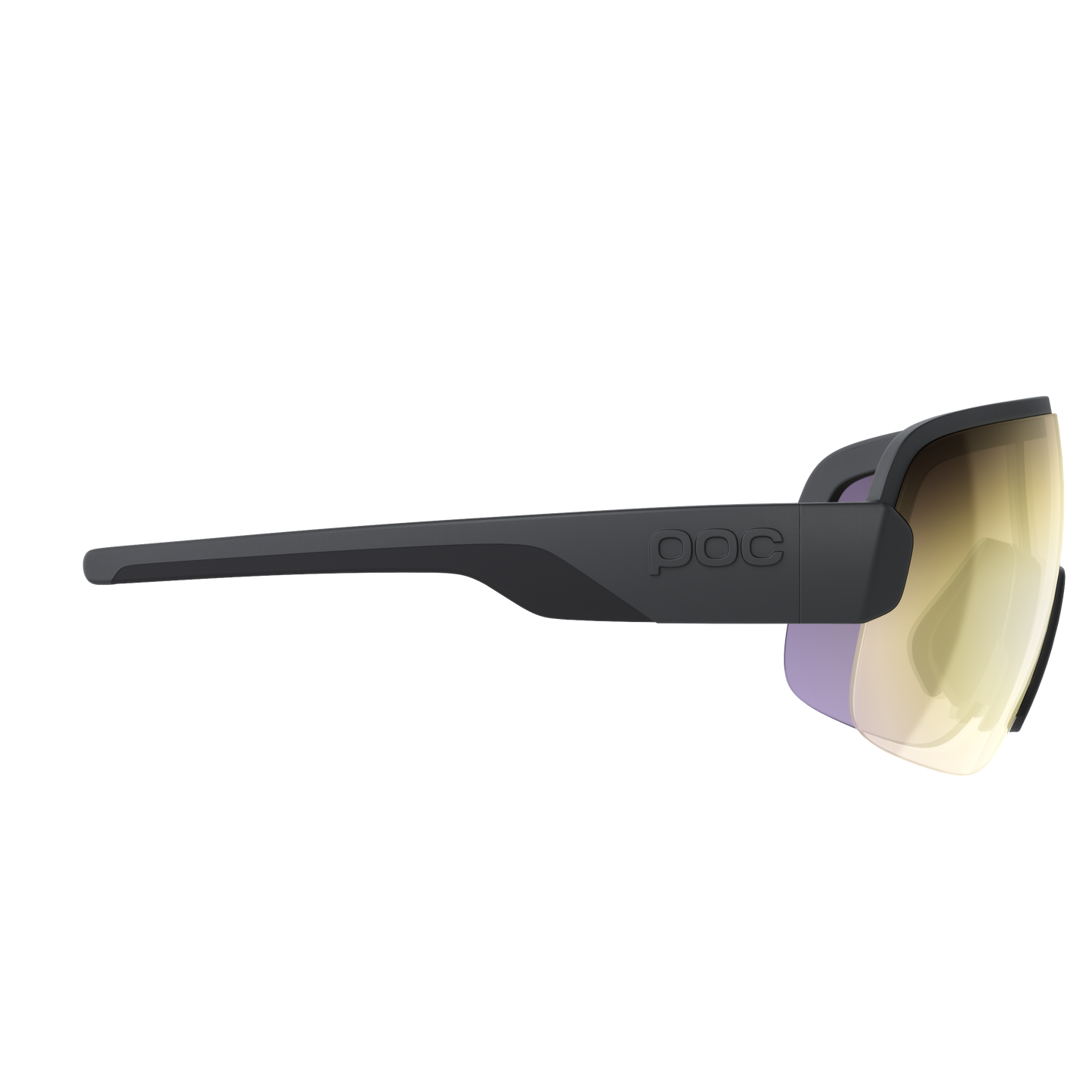 POC AIM Bril Zwart Helderheid Weg Deels Zonnig Goud Lens
