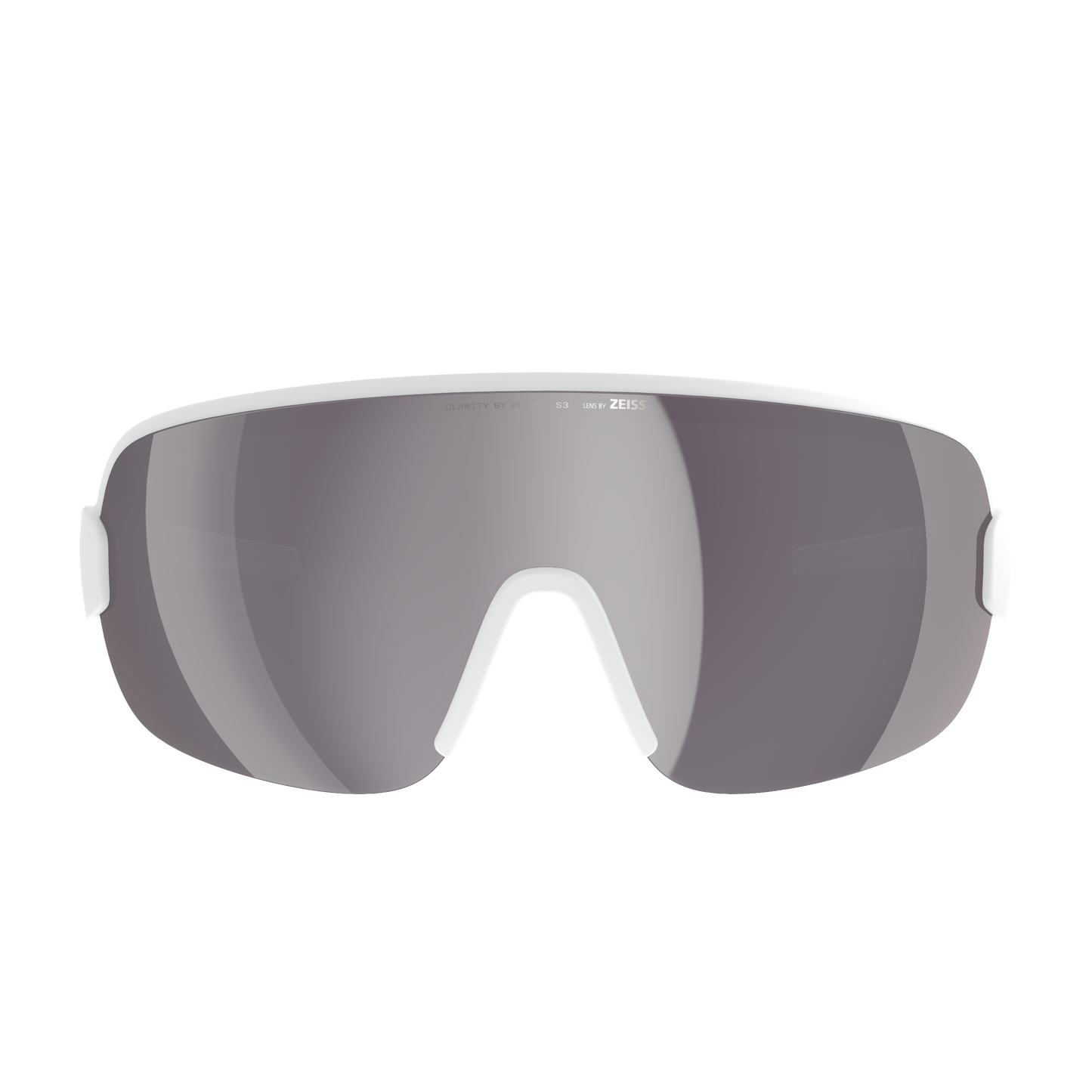 POC AIM Bril Wit Helderheid Weglens Zonnig Zilver