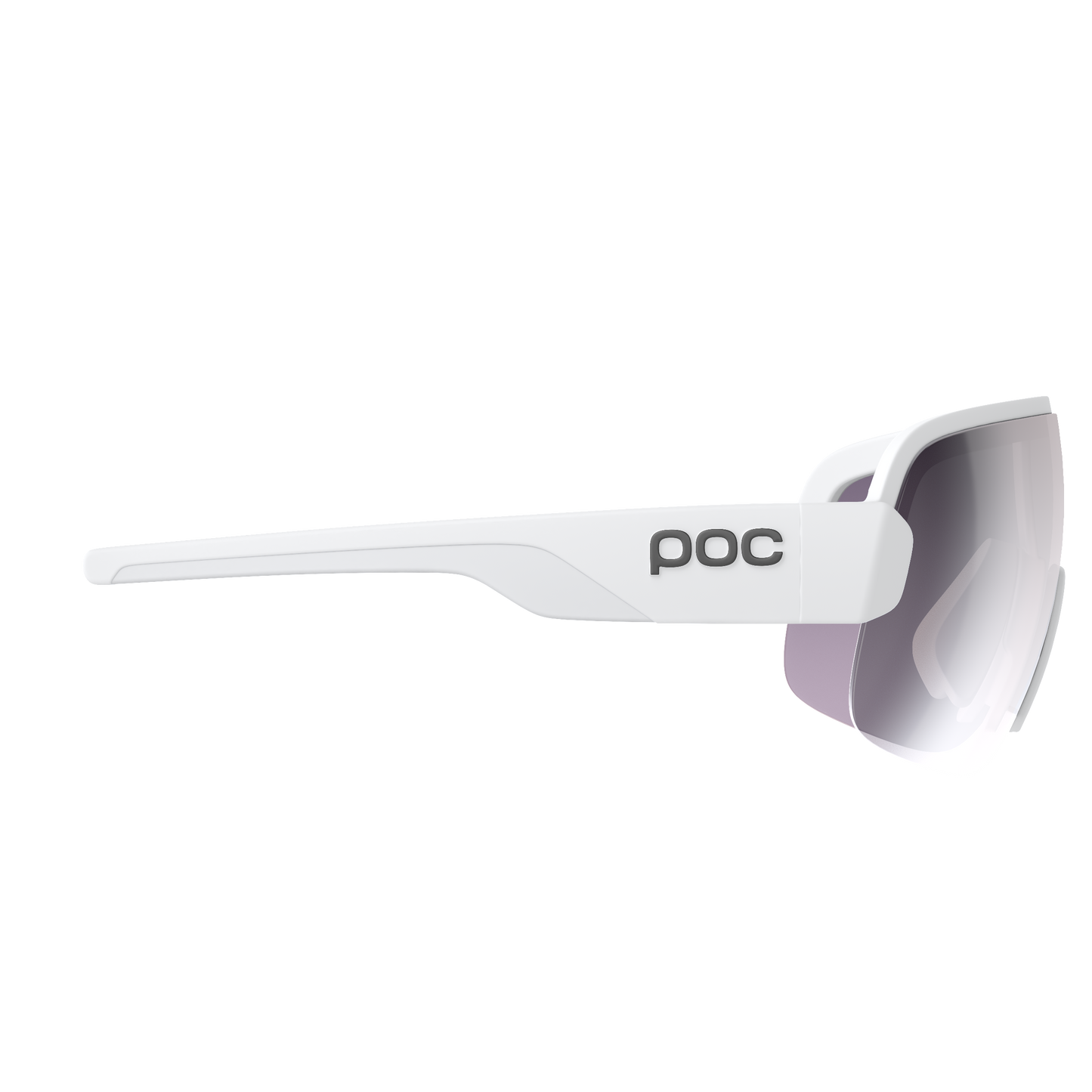 POC AIM Bril Wit Helderheid Weglens Zonnig Zilver