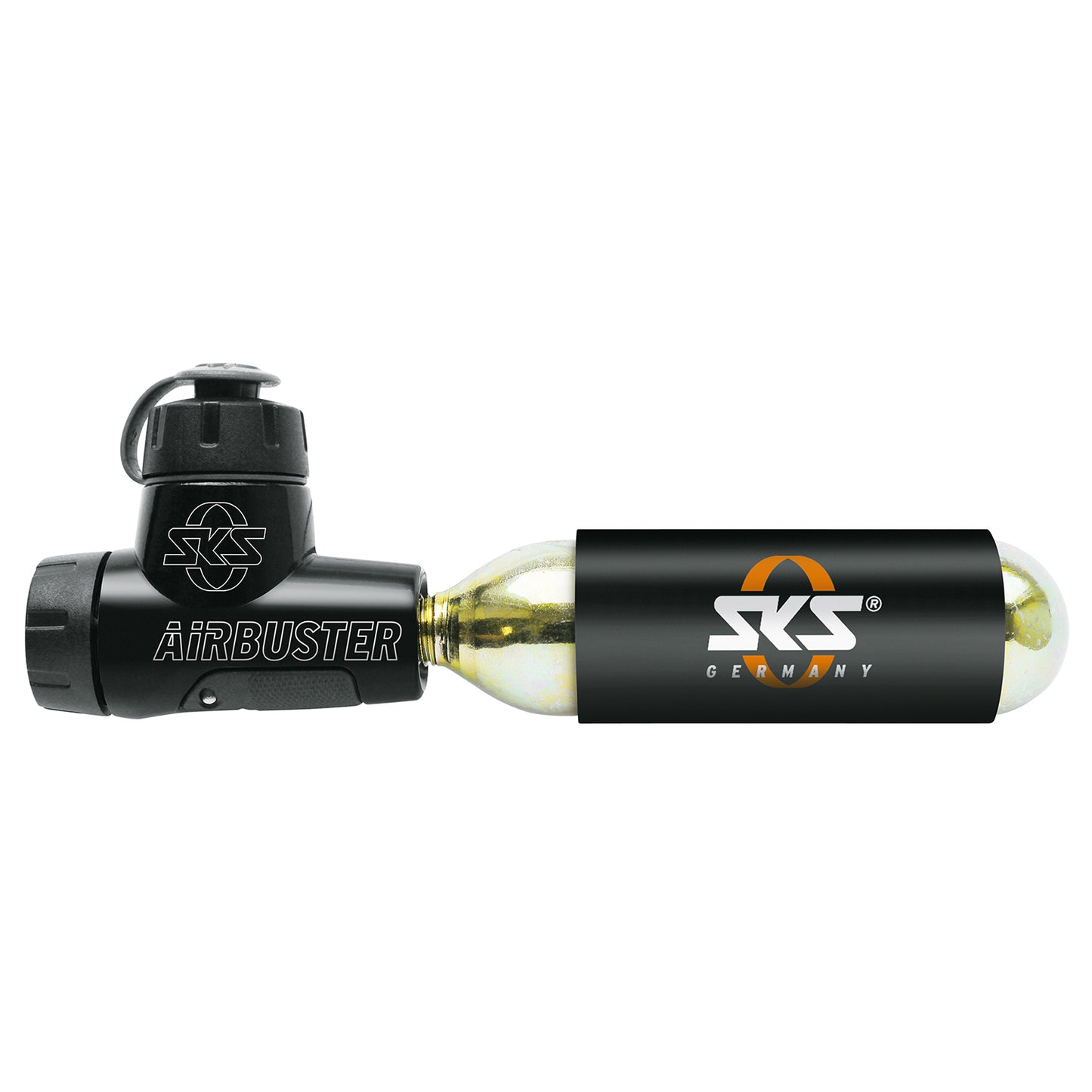 SKS DUITSLAND AIRBUSTER CO2 slagpin + 16 g CO2 patroon met schroefdraad (x1)