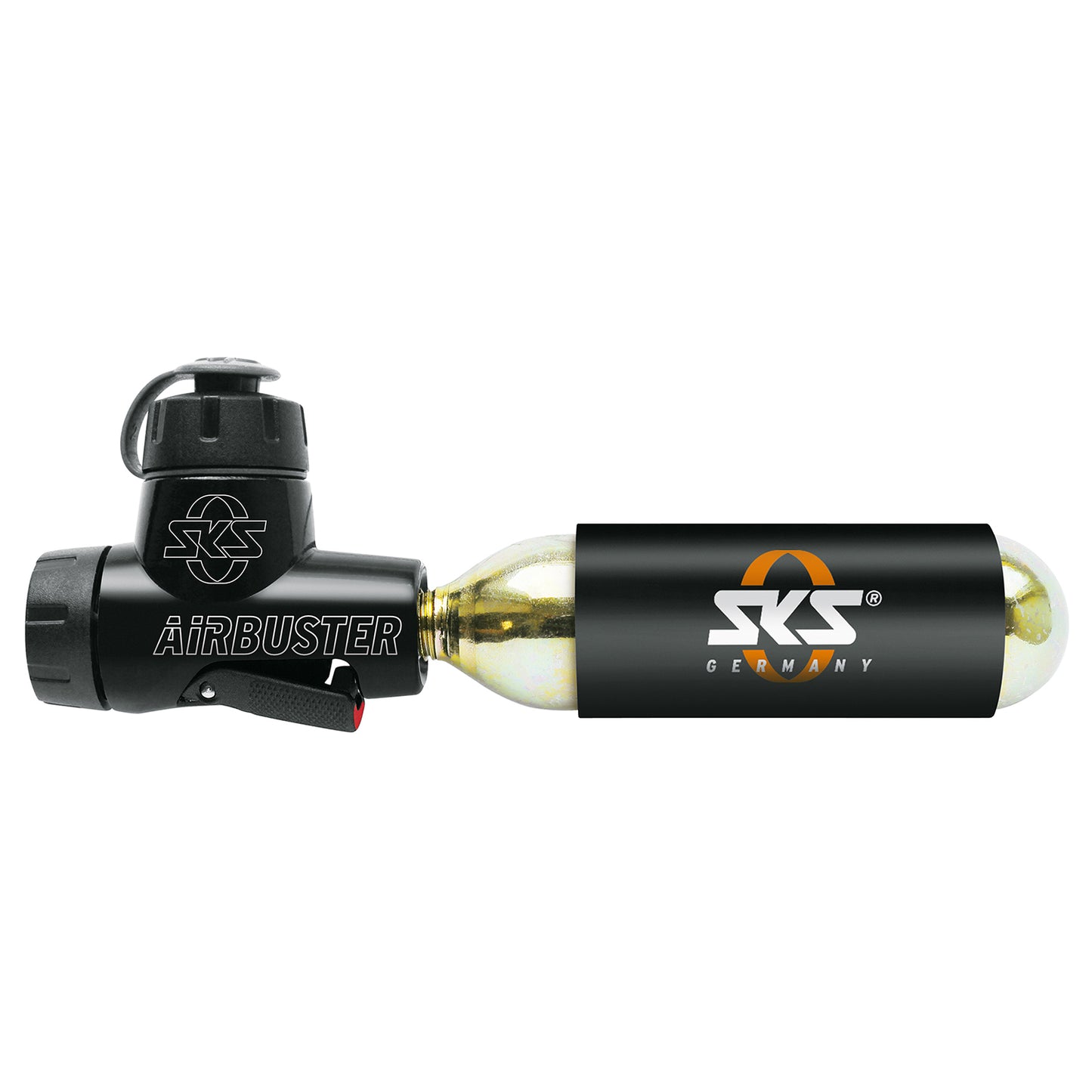 SKS DUITSLAND AIRBUSTER CO2 slagpin + 16 g CO2 patroon met schroefdraad (x1)