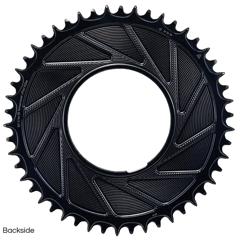 Enkelvoudig Kettingblad 12/13V ALUGEAR AERO Thread Mount