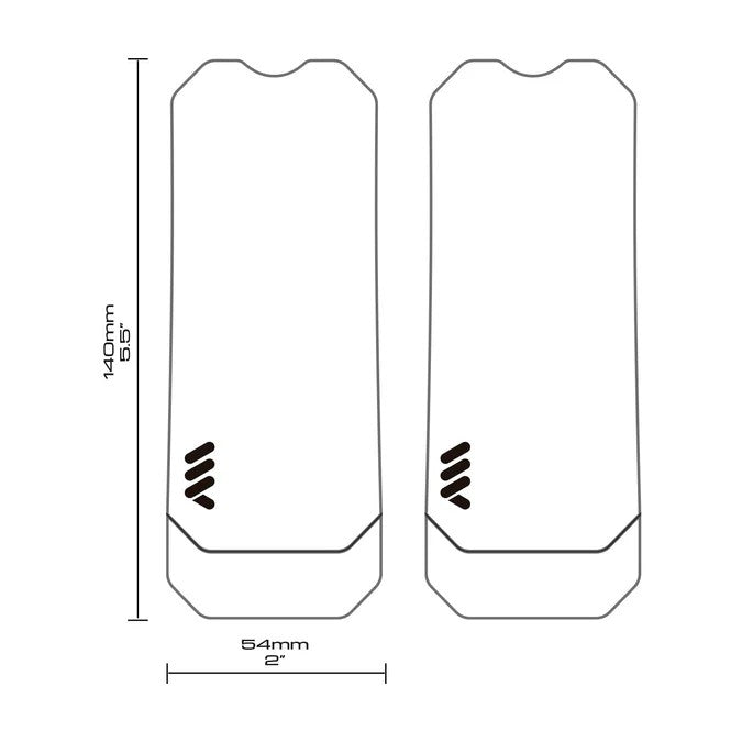 ALL MOUNTAIN STYLE zelfklevende crankstelbeschermer zwart