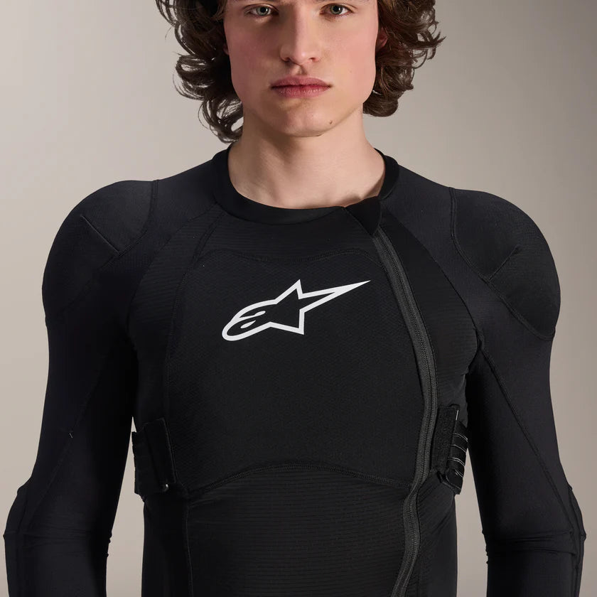 ALPINESTARS A-IMPACT PLASMA Lange Mouw Zwart/Wit Beschermingsvest