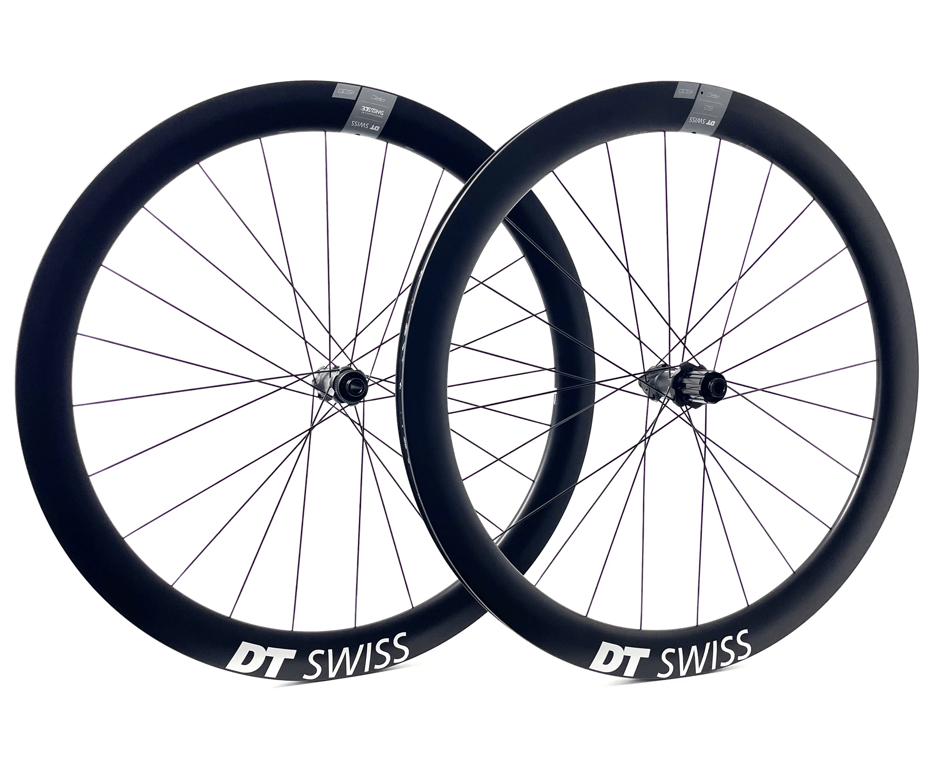 Paar DT SWISS ARC 1600 SPLINE 50mm Tubeless Ready wielen (Center