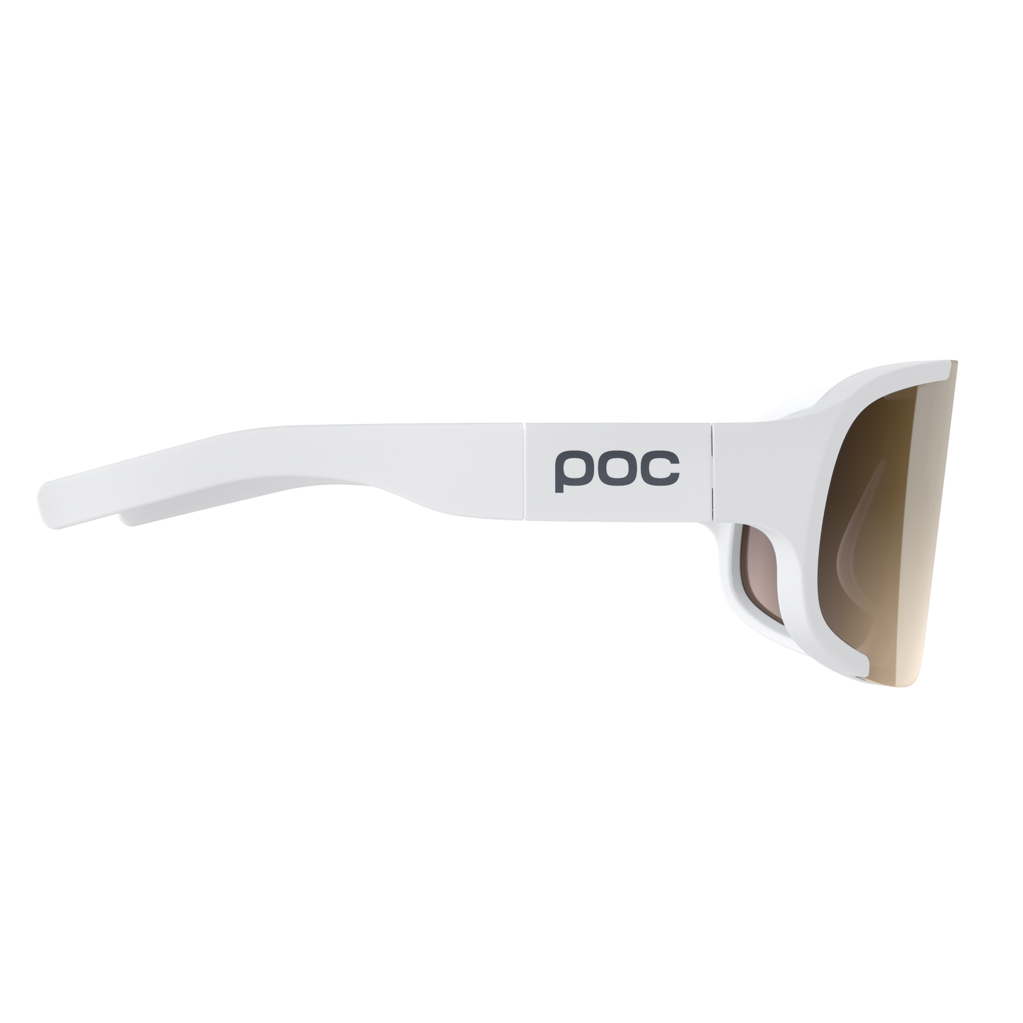 POC ASPIRE MID Bril White Clarity Trail Deels zonnig Zilver glas