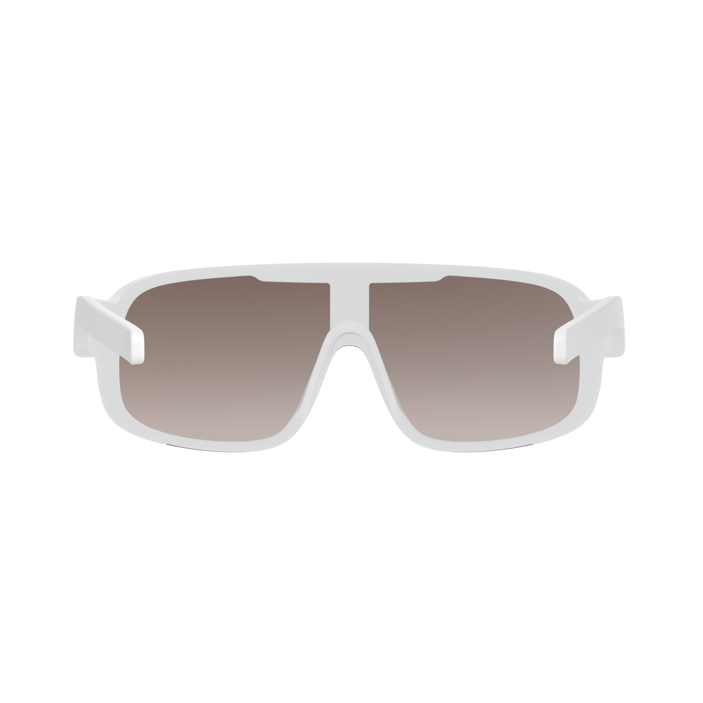POC ASPIRE MID Bril White Clarity Trail Deels zonnig Zilver glas