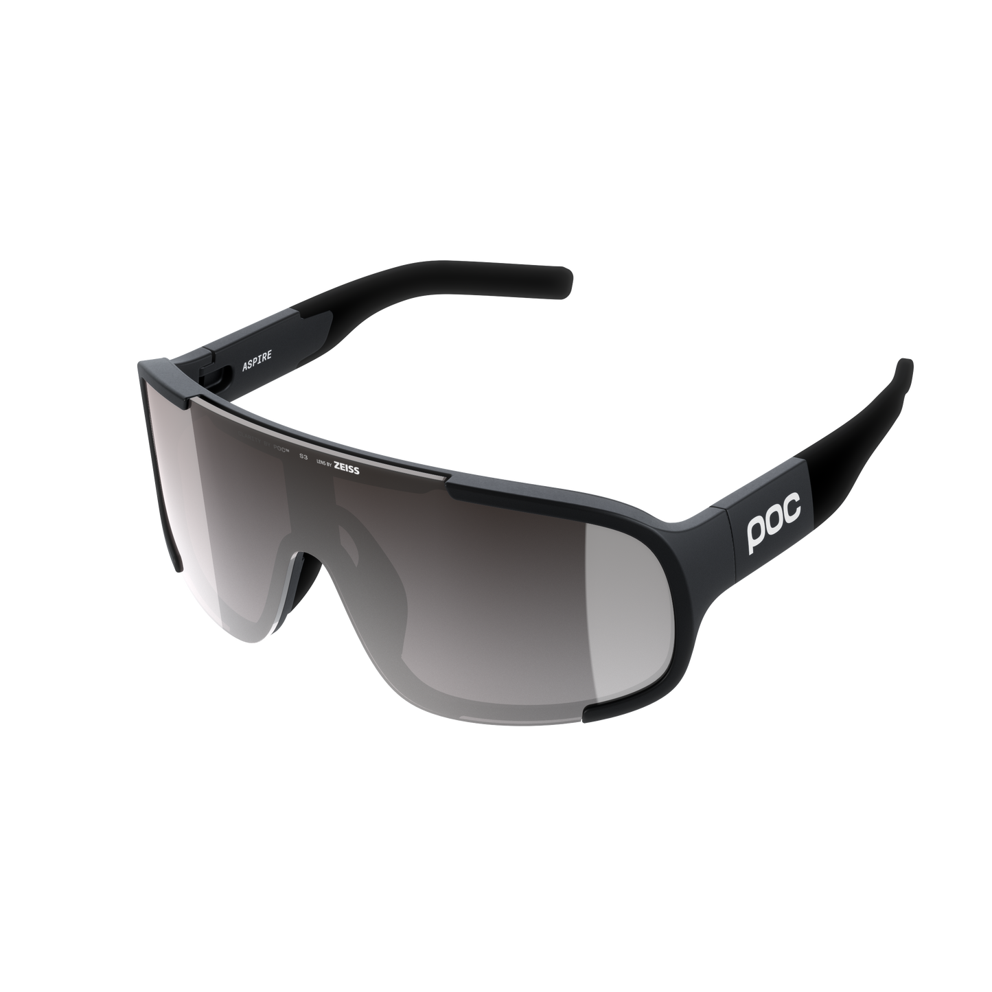 POC ASPIRE WF Bril Black Clarity Road Sunny Silver Lens