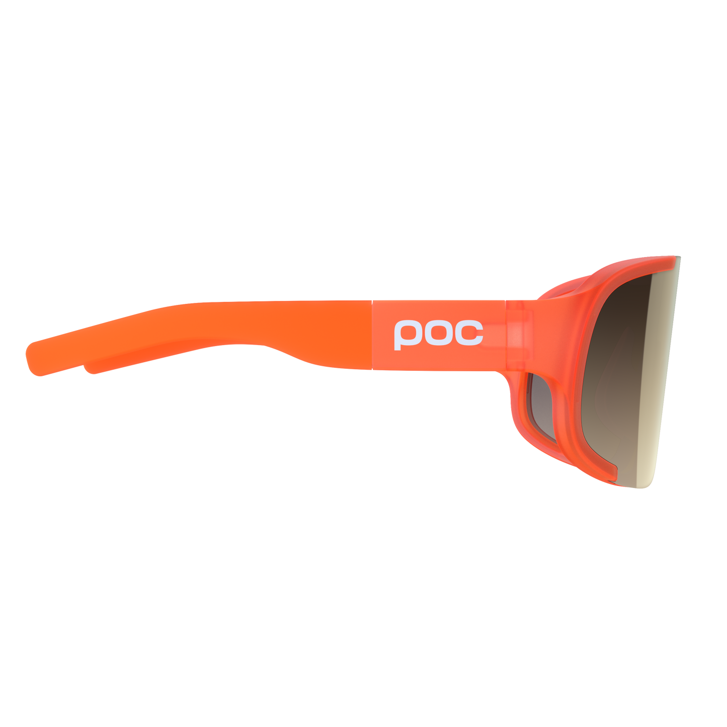 POC ASPIRE doorschijnend fluorescerend oranje helderheid weg deels zonnig goud bril