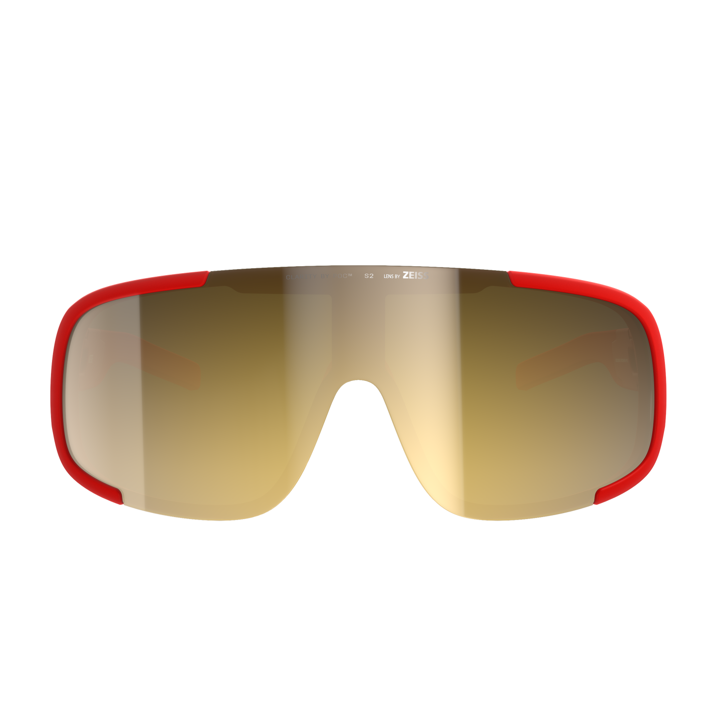 POC ASPIRE WF Bril Red Clarity Road Deels zonnig Gouden lens
