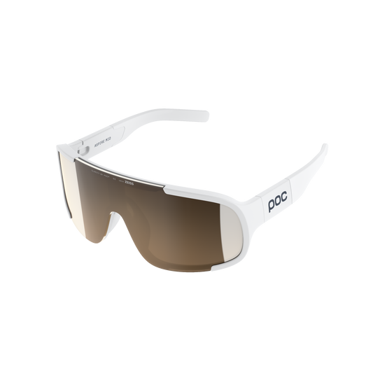 POC ASPIRE-bril Zwart helderheidsglas Trail/Deels zonnig zilver