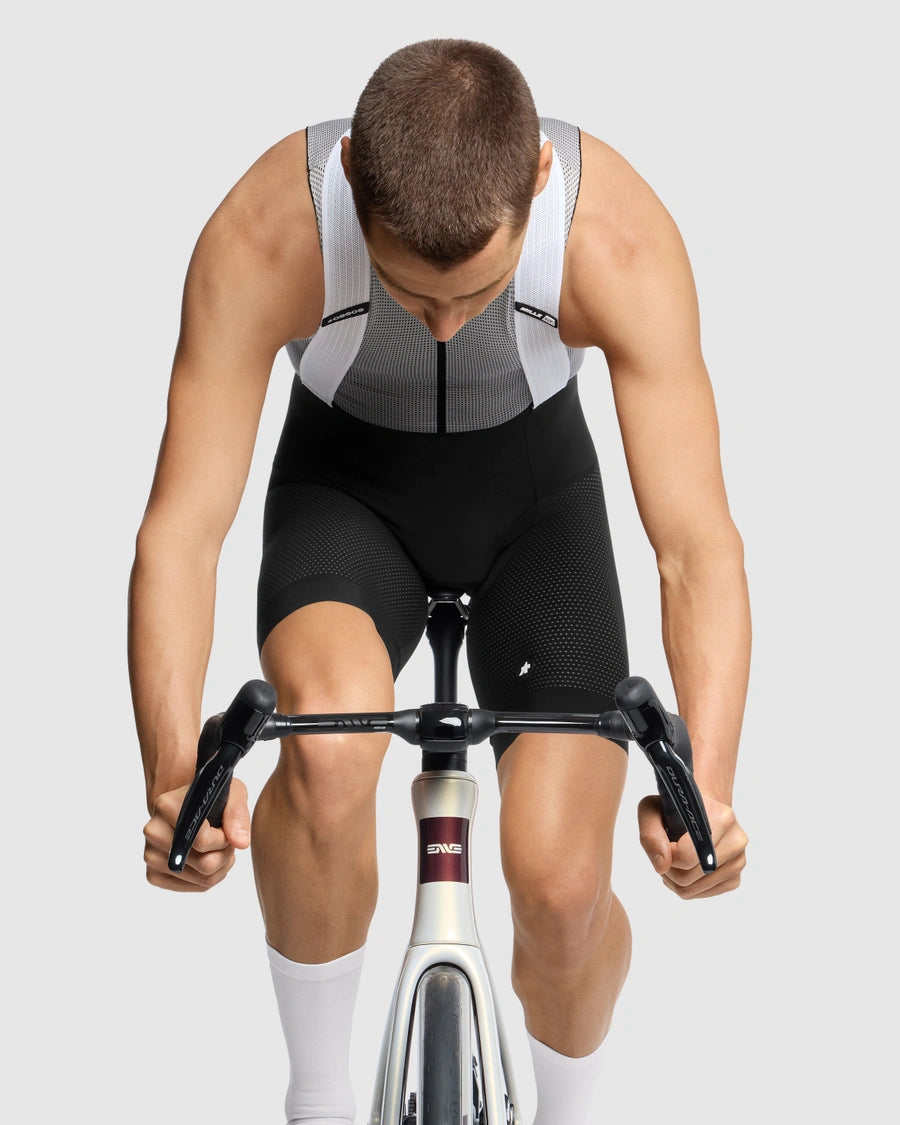 Korte Bretelsbroek ASSOS MILLE GT INDOOR S11 Zwart