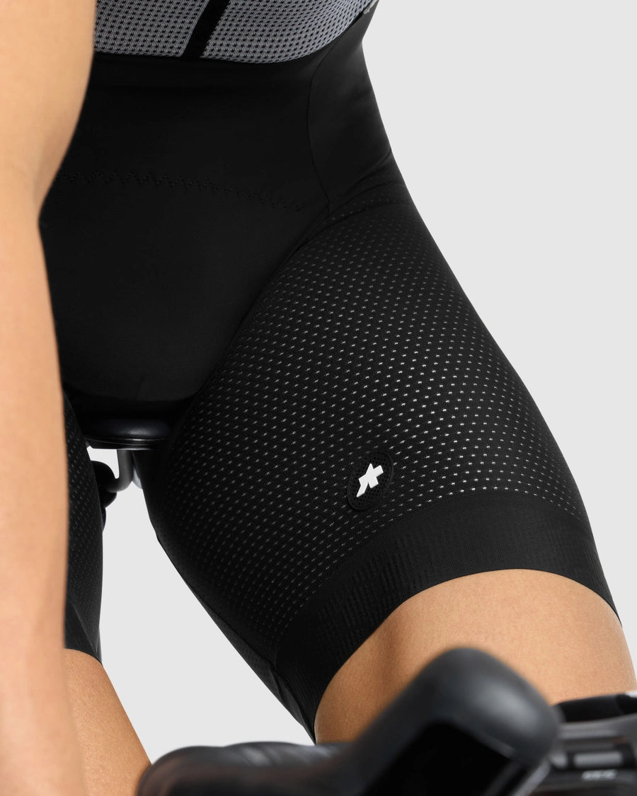 Korte Bretelsbroek ASSOS MILLE GT INDOOR S11 Zwart
