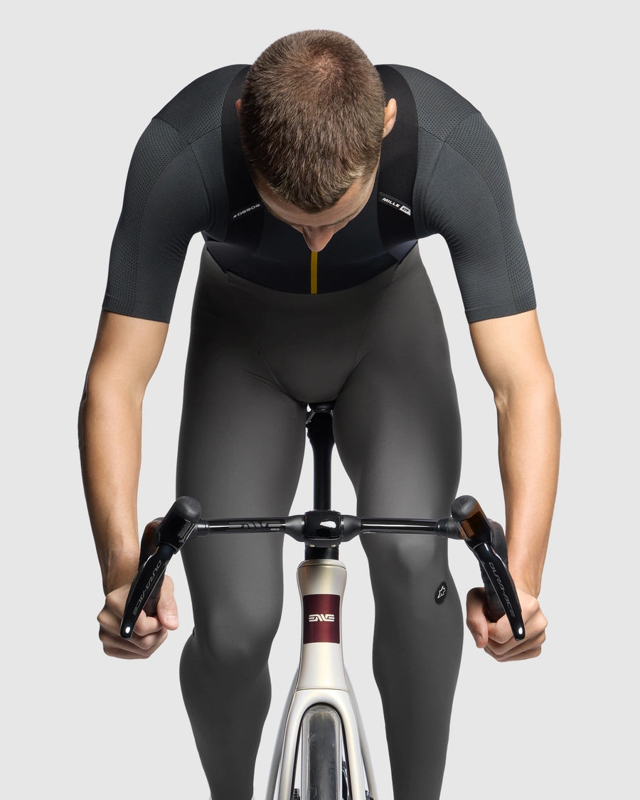 Lange Bretelbroek ASSOS MILLE GT SPRING FALL S11 Grijs