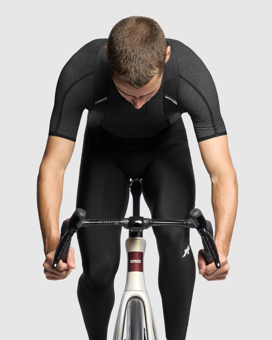ASSOS EQUIPE RS SPRING FALL S11 EVO lange broek met bretels Zwart