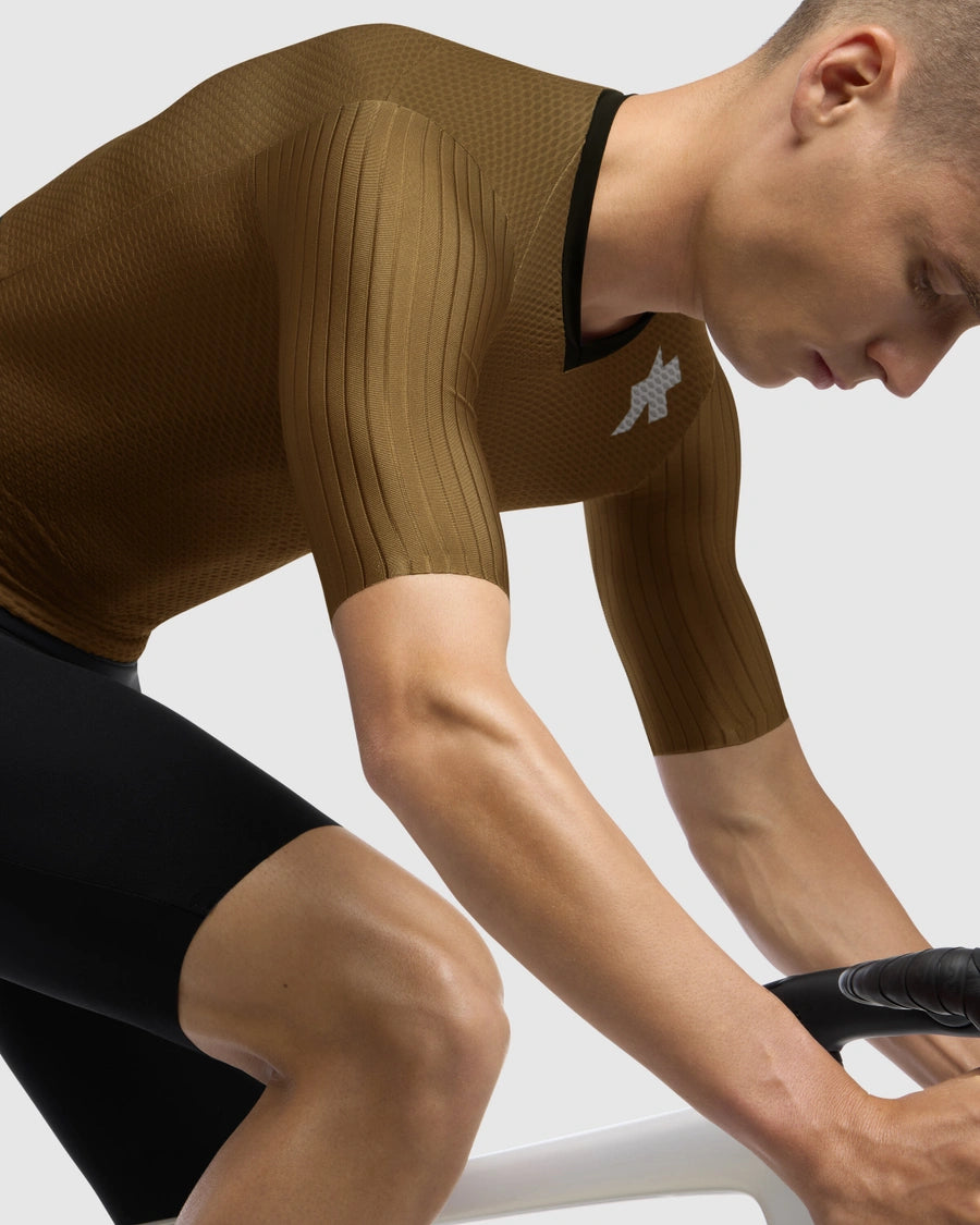 ASSOS EQUIPE RSR S11 Korte Mouw Jersey Khaki