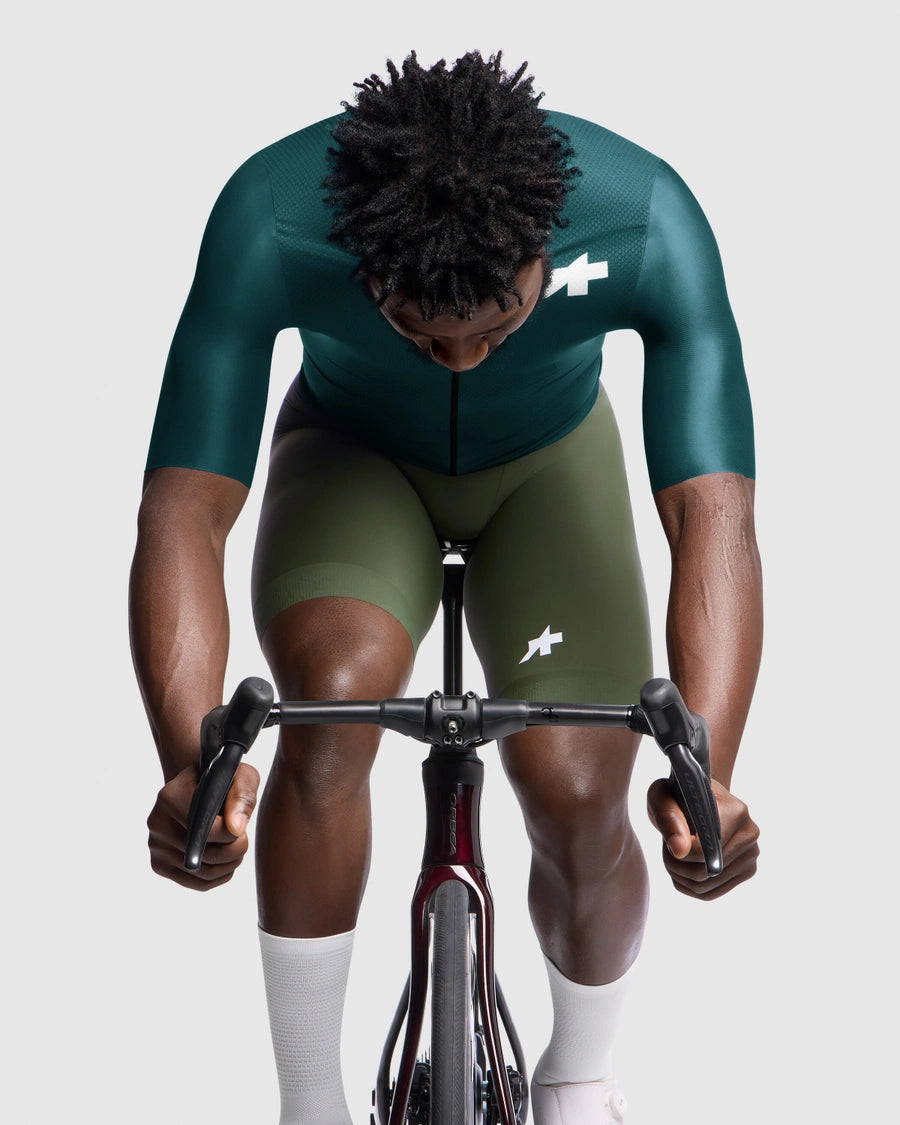 ASSOS MILLE GT JERSEY S11 EVO Trui met korte mouwen Diep petrol