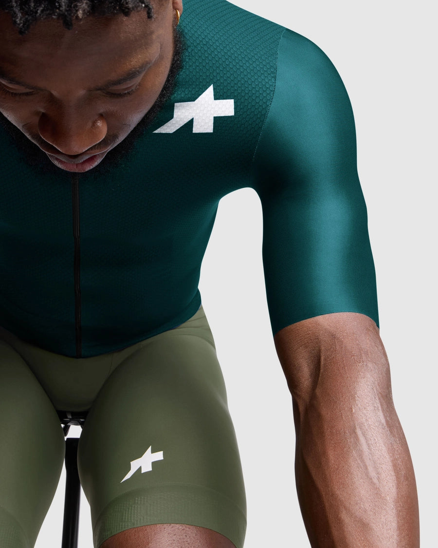 ASSOS MILLE GT JERSEY S11 EVO Trui met korte mouwen Diep petrol