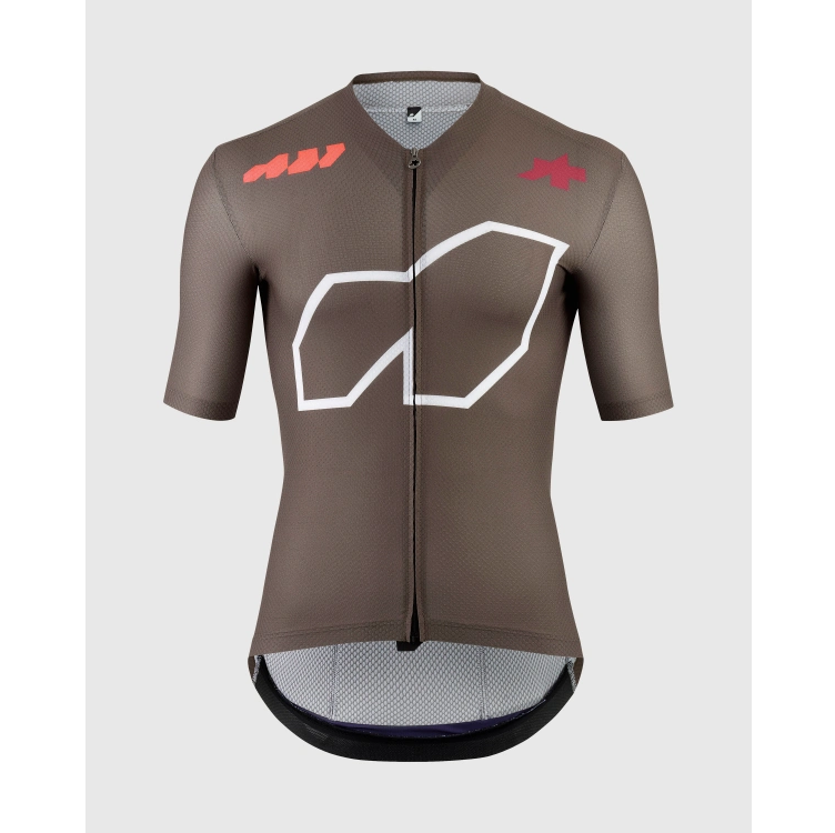ASSOS EQUIPE R S11 Trui Wij zijn de A Korte Mouw Bruin