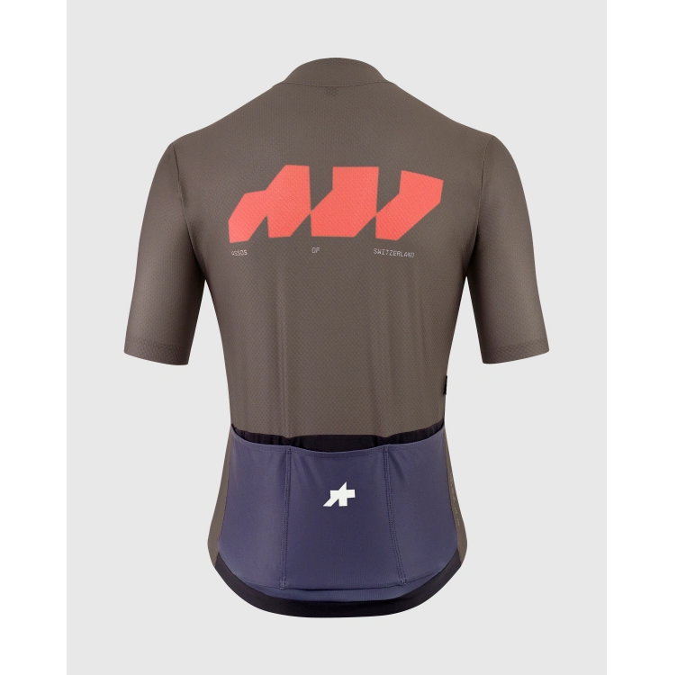 ASSOS EQUIPE R S11 Trui Wij zijn de A Korte Mouw Bruin