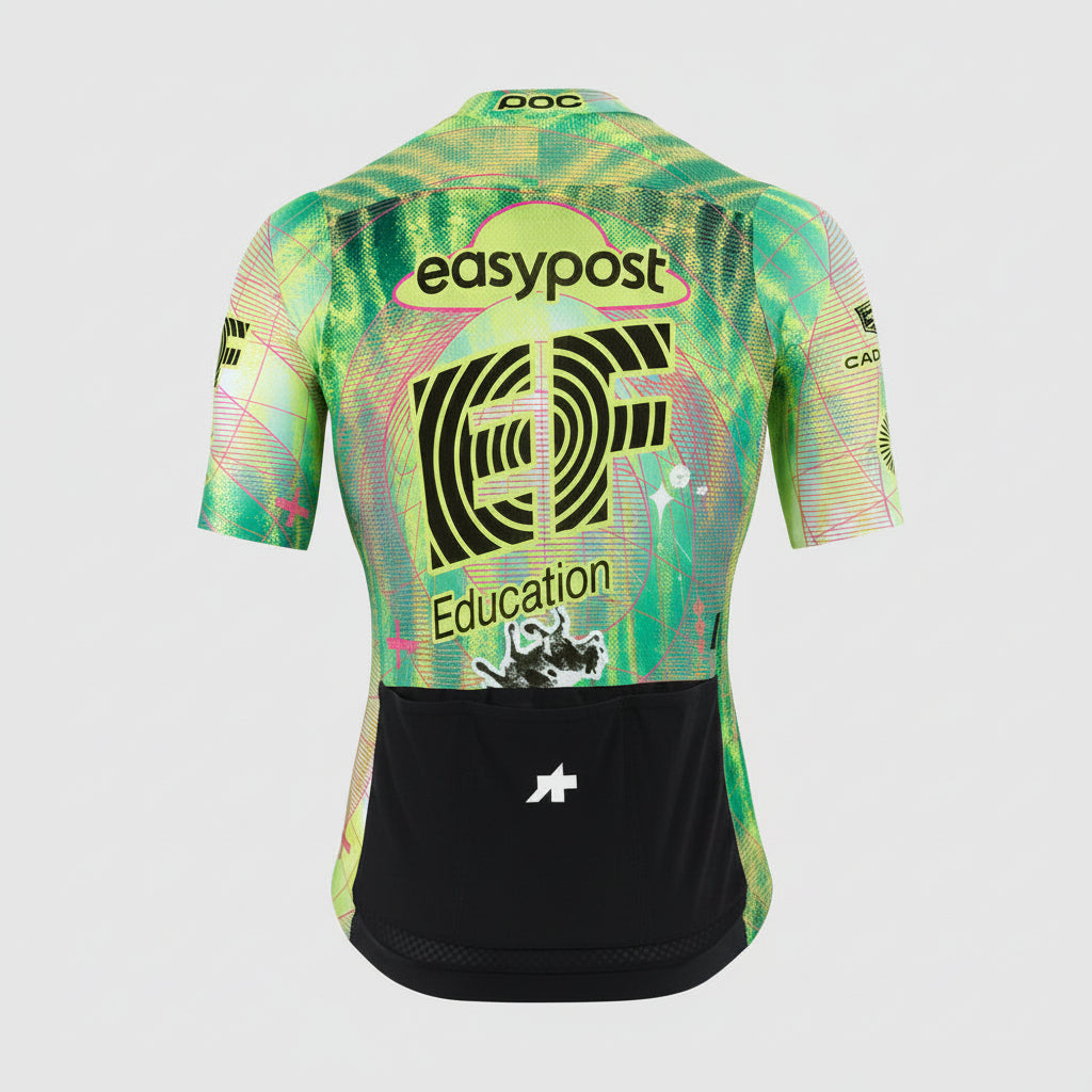 ASSOS MILLE GT EDUCATION FIRST GIRO Jersey Korte Mouw Zwart/Geel