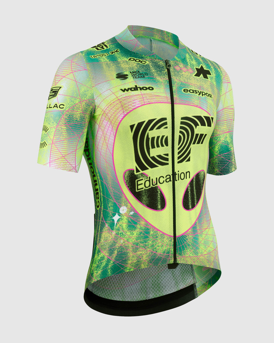 ASSOS MILLE GT EDUCATION FIRST GIRO Jersey Korte Mouw Zwart/Geel