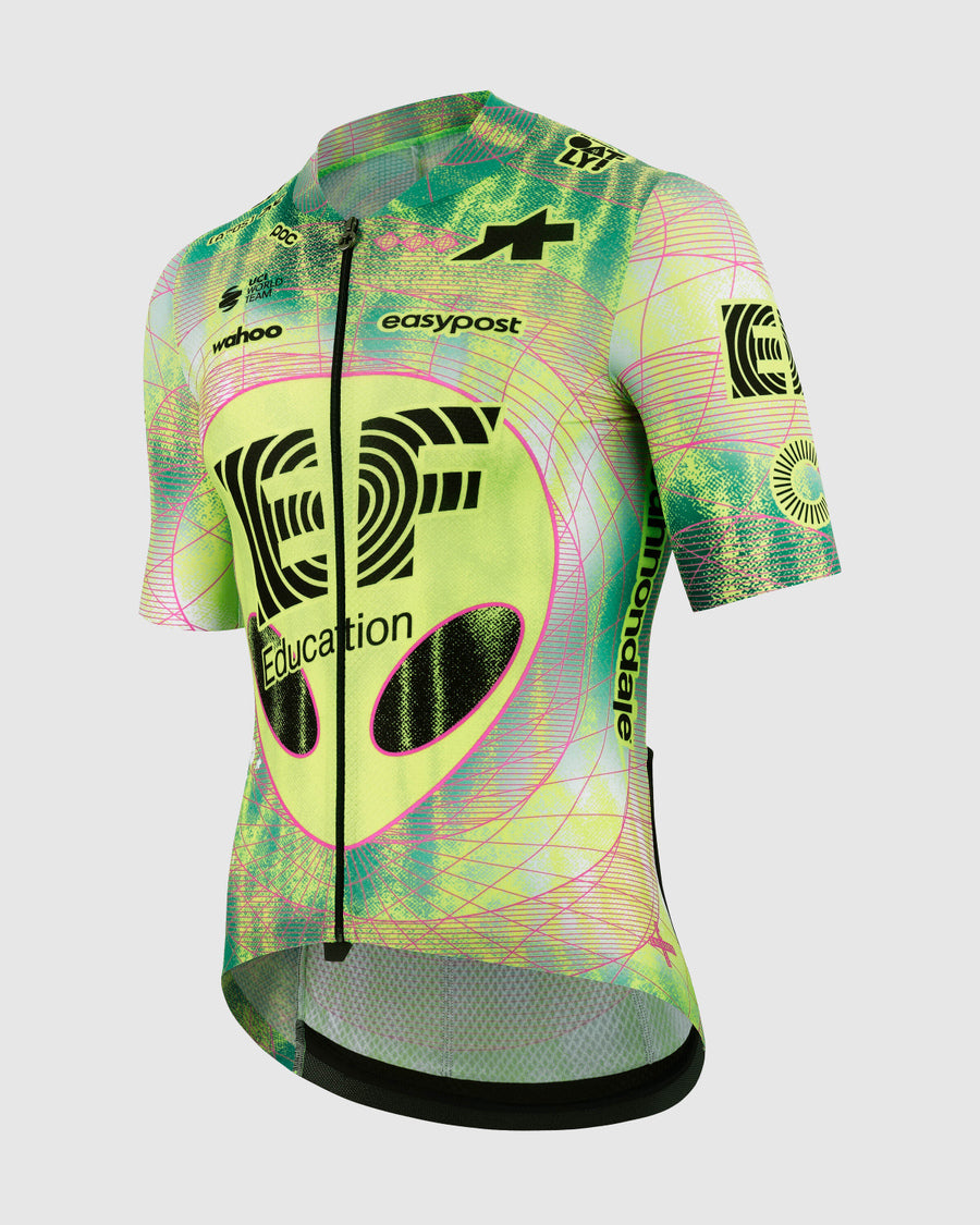 ASSOS MILLE GT EDUCATION FIRST GIRO Jersey Korte Mouw Zwart/Geel