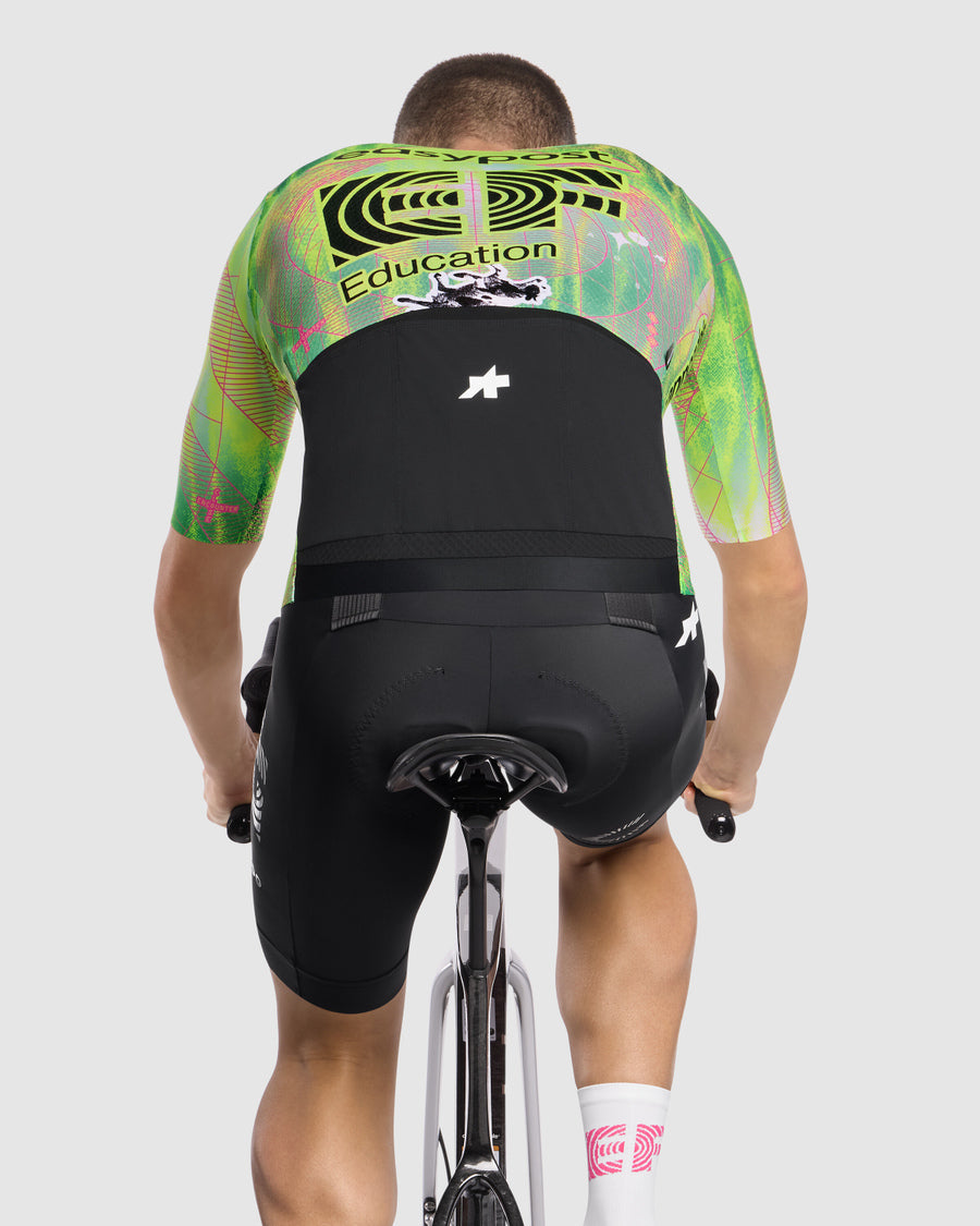 ASSOS MILLE GT EDUCATION FIRST GIRO Jersey Korte Mouw Zwart/Geel
