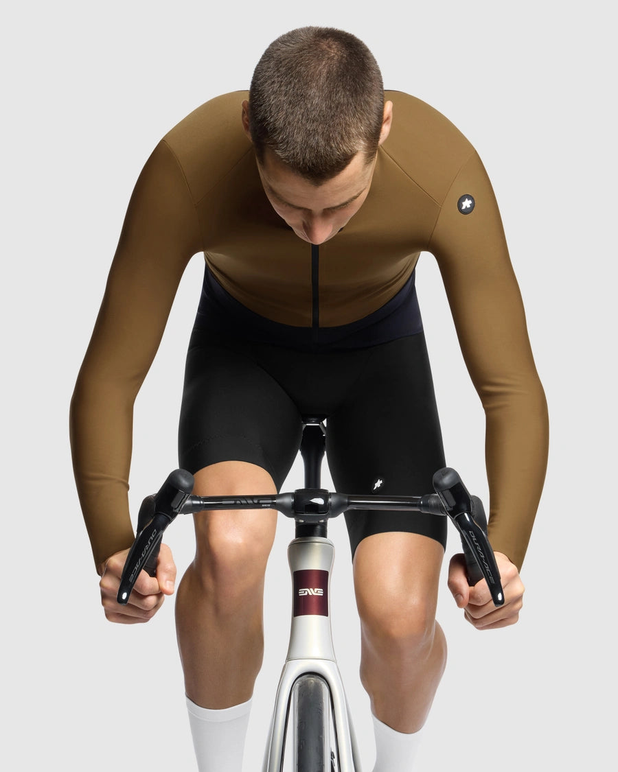 Fietsshirt ASSOS EQUIPE R SPRING FALL S11 Lange Mouwen Jupiter Gold
